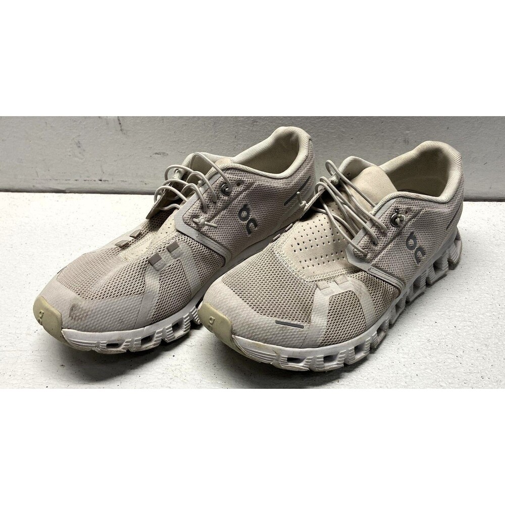 On Cloud 5 Women 8.5 Pearl White Running Shoes Sneakers 59.98773